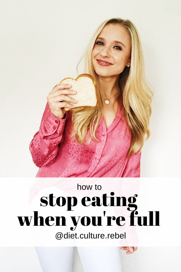 How to Stop Eating When You're Full